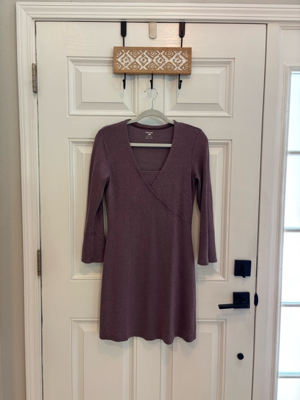 Toad & Co wrap style A line dress excellent condition size small athletic comfy